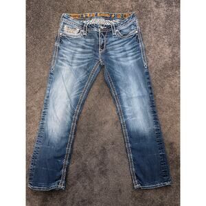 Rock Revival Women's Avery Capri/Cropped Jeans 31x26.5